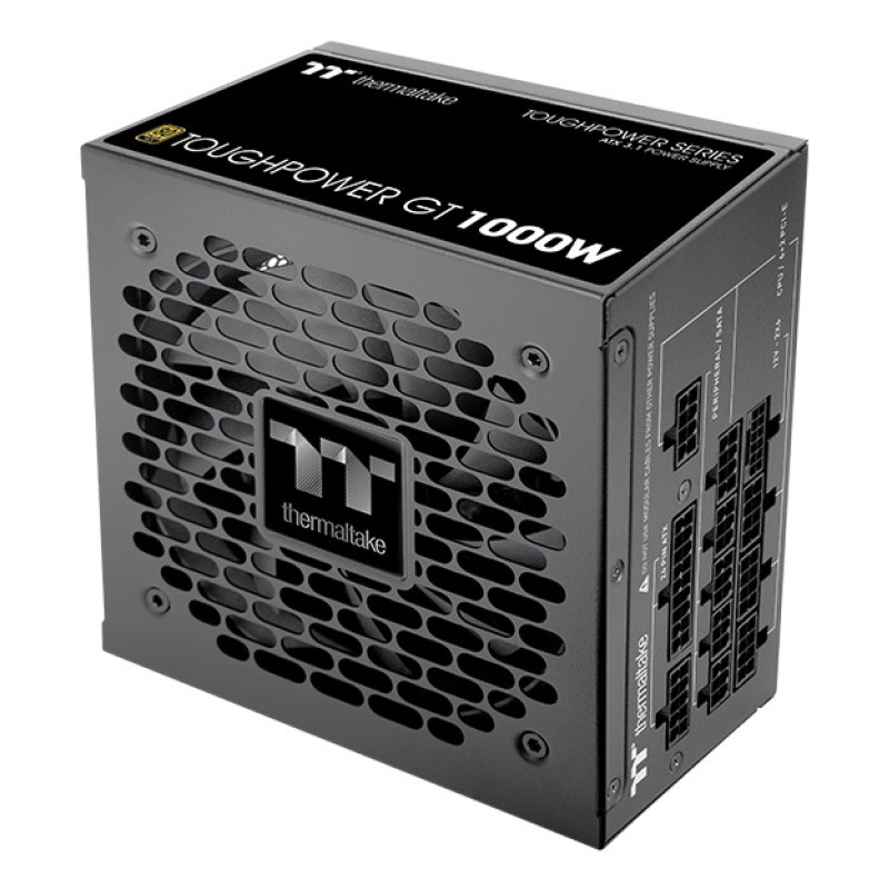 Thermaltake PS-TPT-1000FNFAGE-3 Toughpower GT 1000W, 1000 W, 100 - 240 V, 50/60 Hz, 15 - 10 A, Activo, 100 W