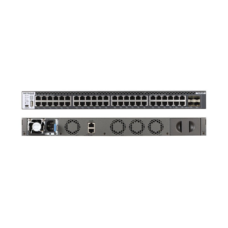 NETGEAR XSM4348CS-100NES M4300-48X/US/EME, Gestionado, 10G Ethernet (100/1000/10000), Montaje en rack, 1U
