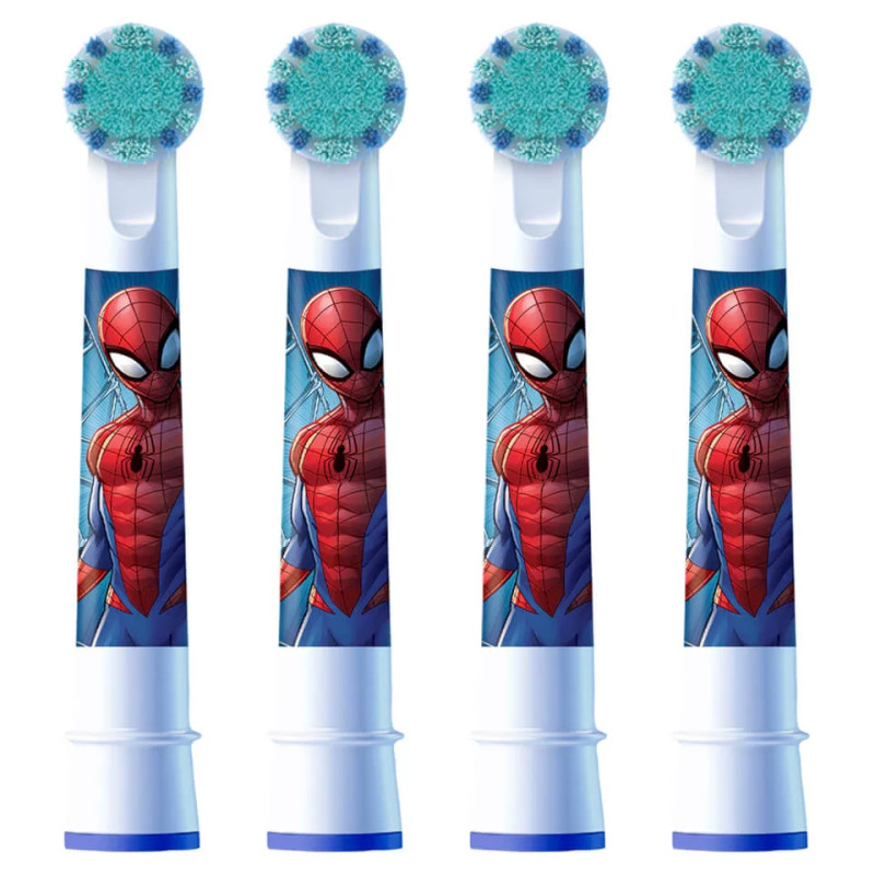 Oral-B 8006540805374 Kids Pro Kids3+, 4 pieza(s), Multicolor, Blanco, Hombre Araña, 3 año(s), Blister