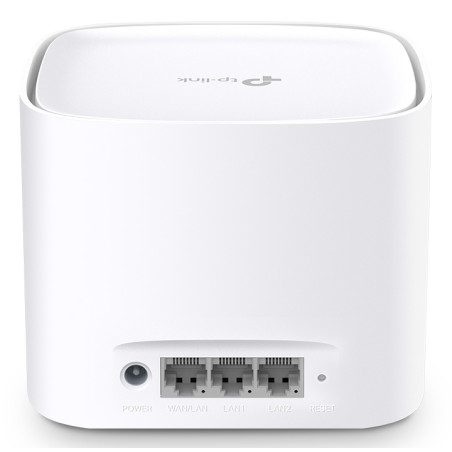 TP-Link HX520 1-PACK HX520, Blanco, Interno, Enrutador de malla, Doble banda (2,4 GHz / 5 GHz), Wi-Fi 6 (802.11ax), 3000 Mbit/s