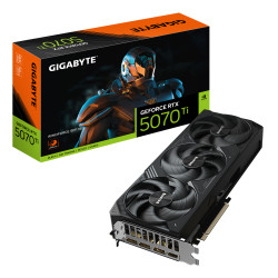 GIGABYTE GV-N507TWF3-16GD GeForce RTX 5070 Ti WINDFORCE SFF 16G Tarjeta Gráfica - 16GB GDDR7, 256bit, PCI-E 5.0, 2452 MHz