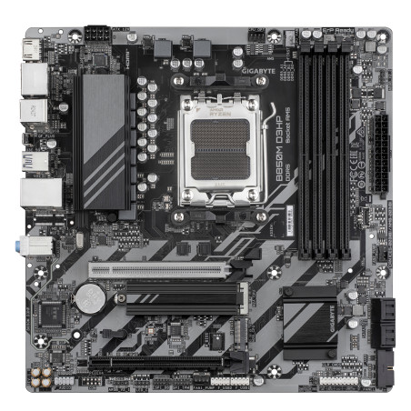 GIGABYTE B850M D3HP B850M D3HP Placa Base - Procesadores AMD Ryzen Serie 9000, 5+2+2 fases VRM digitales, hasta 8200MHz DDR5