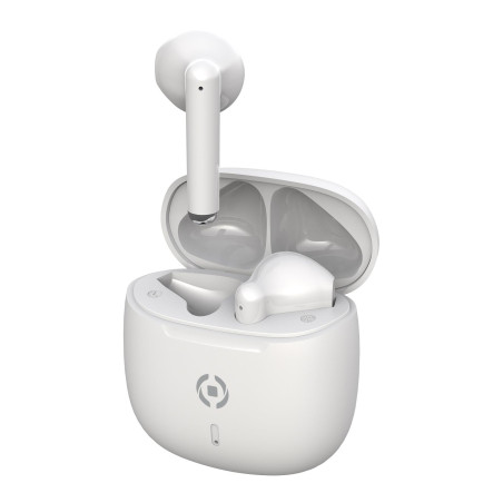 Celly BUZ2WH BUZ2, True Wireless Stereo (TWS), Llamadas/Música, 20 - 20000 Hz, 42 g, Auriculares, Blanco