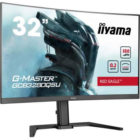 iiyama GCB3280QSU-B2 G-MASTER GCB3280QSU-B2, 80 cm (31.5"), 2560 x 1440 Pixeles, Dual QHD, LED, 0,2 ms, Negro