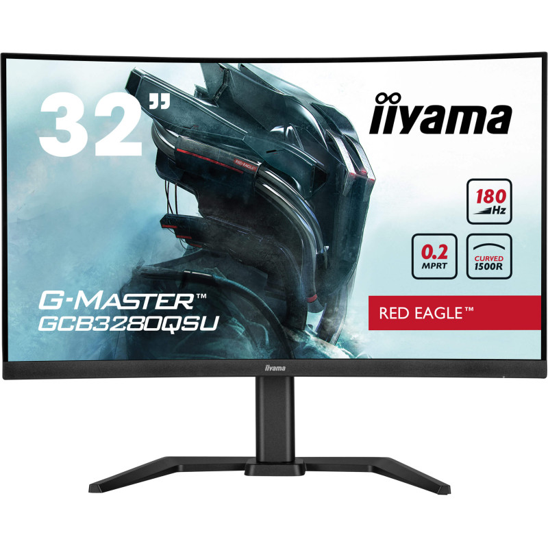 iiyama GCB3280QSU-B2 G-MASTER GCB3280QSU-B2, 80 cm (31.5"), 2560 x 1440 Pixeles, Dual QHD, LED, 0,2 ms, Negro