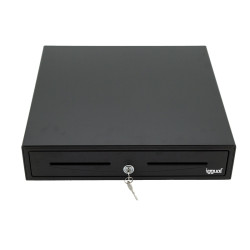 iggual IGG316344 Cajón Portamonedas IRON-50 42cm 5+8 negro, Cajón de efectivo automático y manual, Metal, Negro, 12 V, 420 2