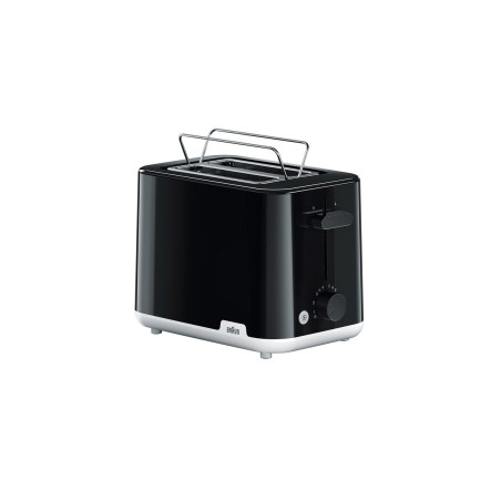 Braun 0X23010026 HT1010BK, 2 rebanada(s), Negro, Plástico, Giratorio, 900 W, 132 x 35 x 119 mm