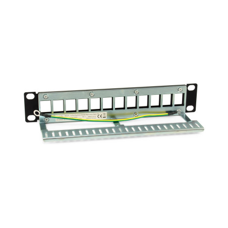 Equip 769331 769331, Keystone, Montaje en bastidor, 1U, Negro, Metal, RoHS