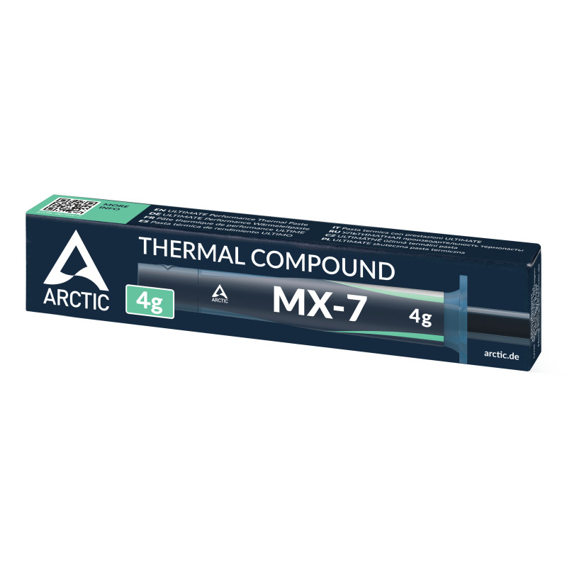 ARCTIC ACTCP00090A MX-7, Pasta térmica, 2,9 g/cm³, Gris, 35,000 - 38,000, -50 - 250 °C, 4 g