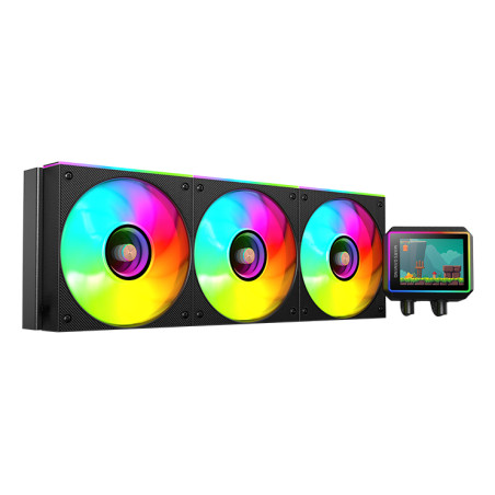 Mars Gaming MLVISIONII360 ML-VISIONII360, Sistema de refrigeración líquida todo en uno, 12 cm, Negro