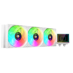 Mars Gaming MLTWO360W ML-TWO360W, Sistema de refrigeración líquida todo en uno, 12 cm, Blanco