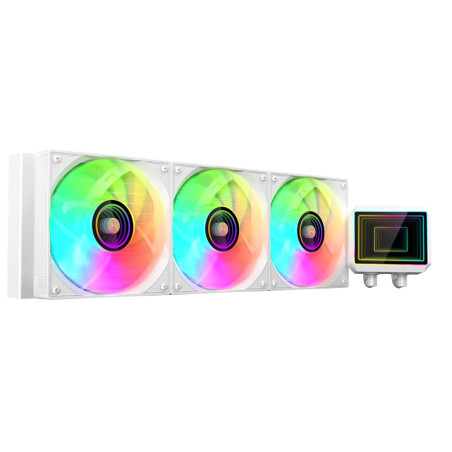 Mars Gaming MLTWO360W ML-TWO360W, Sistema de refrigeración líquida todo en uno, 12 cm, Blanco
