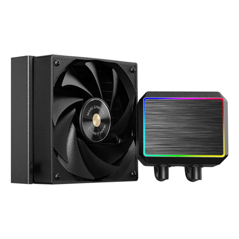 Mars Gaming MLPROII120 ML-PROII120, Sistema de refrigeración líquida todo en uno, 12 cm, Negro