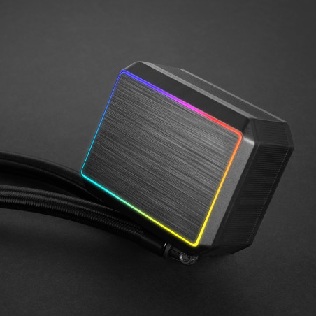 Mars Gaming MLPROII120 ML-PROII120, Sistema de refrigeración líquida todo en uno, 12 cm, Negro