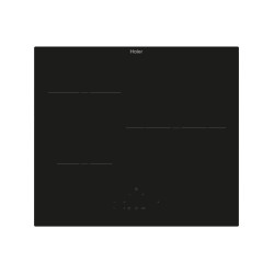 Haier 33803594 HAI633CD/E1, Negro, Integrado, 60 cm, Con placa de inducción, Vidrio y cerámica, 3 zona(s)