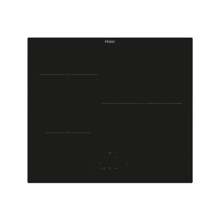 Haier 33803594 HAI633CD/E1, Negro, Integrado, 60 cm, Con placa de inducción, Vidrio y cerámica, 3 zona(s)