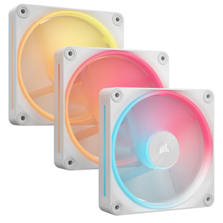 Corsair CO-9051054-WW iCUE LINK LX120-R RGB, Ventilador, 12 cm, 2400 RPM, Blanco