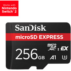 SanDisk SDSQXFN-256G-GN4NN Express, 256 GB, MicroSDXC, UHS-I, 880 MB/s, 650 MB/s, Class 3 (U3)