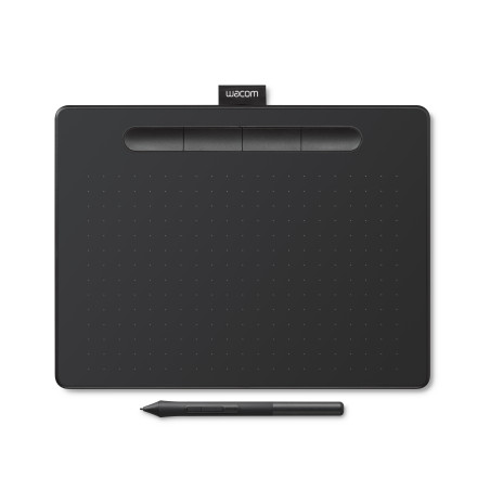 Wacom CTL-6100K-B Intuos CTL-6100K-B, Alámbrico, 216 x 135 mm, USB, 7 mm, Pluma, Negro