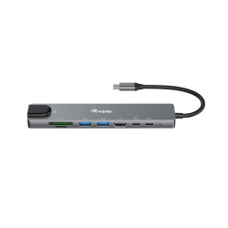 Equip 133497 133497, Alámbrico, USB Tipo C, 100 W, 1000 Mbit/s, 1000BASE-T, IEEE 802.3ab 2