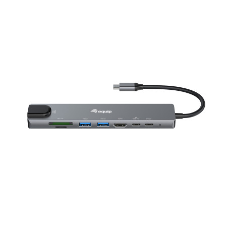 Equip 133497 133497, Alámbrico, USB Tipo C, 100 W, 1000 Mbit/s, 1000BASE-T, IEEE 802.3ab