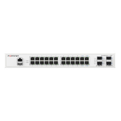 Fortinet FS-124F FS-124F, Gestionado, L2, Gigabit Ethernet (10/100/1000), Montaje en rack, 1U