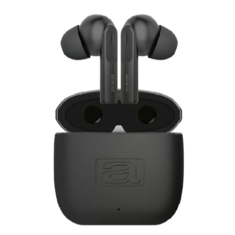 Aiwa EBTW-200 EBTW-200, True Wireless Stereo (TWS), 70 - 19000 Hz, Llamadas/Música, 264 g, Auriculares, Negro