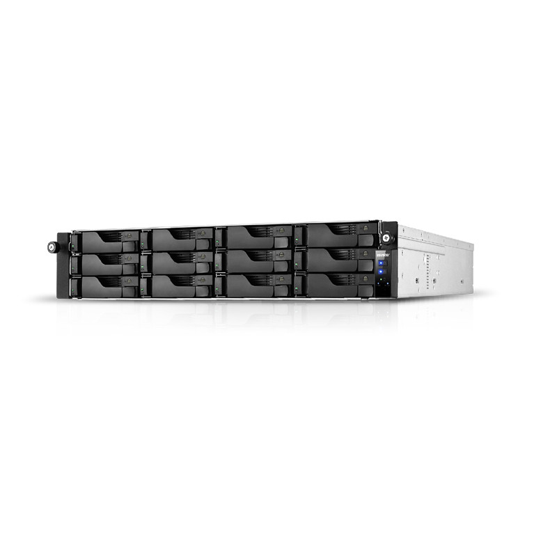 Asustor 90IX01M0-BW3S00 AS6512RD, NAS, Bastidor (2U), Intel Atom®, C3538, 8 GB, DDR4