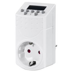 Hama 00223306 Mini, Programador eléctrico semanal, Blanco, Digital, 133 g, 90 mm, 230 mm