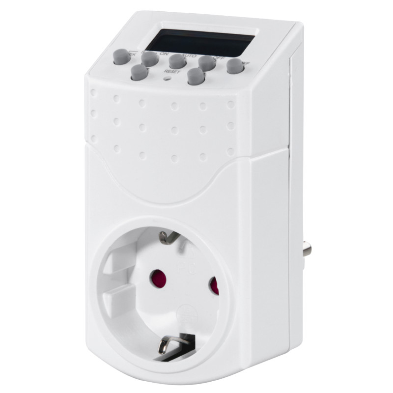 Hama 00223306 Mini, Programador eléctrico semanal, Blanco, Digital, 133 g, 90 mm, 230 mm
