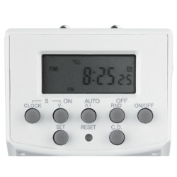 Hama 00223306 Mini, Programador eléctrico semanal, Blanco, Digital, 133 g, 90 mm, 230 mm 2