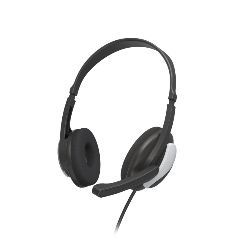 Hama 00139931 | "HS-P100 V2" Auriculares de oficina para PC, estéreo, negro, Alámbrico, Oficina/Centro de llamadas, 20 -
