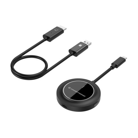 Conceptronic ATHERIC01B ATHERIC01B, Mochila, HDMI/USB, USB Tipo C, 1920 x 1080 Pixeles, Negro, 30 m