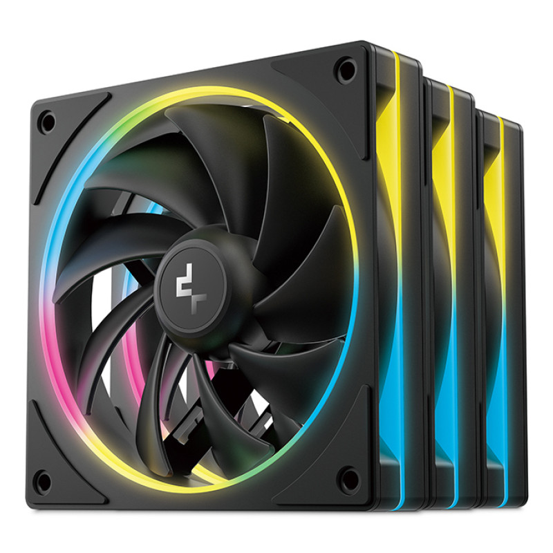 DeepCool R-FL12SE-BKAPN3-G FL12 SE 3IN1, Ventilador, 12 cm, Blanco