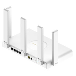 Ruijie Networks RG-EW3000GX RG-EW3000GX, Wi-Fi 6 (802.11ax), Doble banda (2,4 GHz / 5 GHz), Ethernet, Blanco, Router de 2