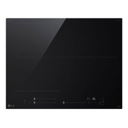 LG CI5Z2420BN CI5Z2420BN, Negro, Integrado, 59 cm, Con placa de inducción, Vidrio templado, 3 zona(s)
