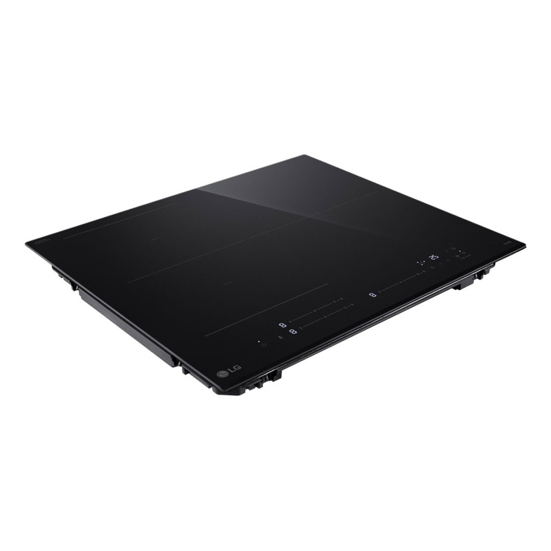 LG CI5Z2420BN CI5Z2420BN, Negro, Integrado, 59 cm, Con placa de inducción, Vidrio templado, 3 zona(s)