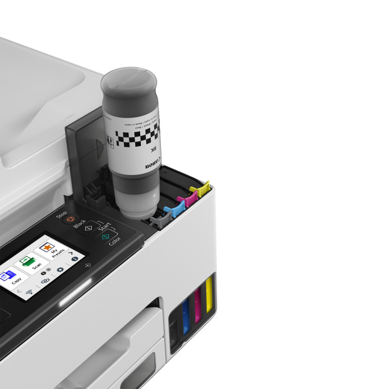 Canon 6171C023 MAXIFY GX2050, Inyección de tinta, Impresión a color, 600 x 1200 DPI, Copia a color, A4, Negro, Blanco