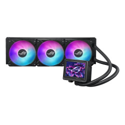 ASUS 90RC0131-M0EAY0 ROG Ryujin III 360 ARGB Extreme, Sistema de refrigeración líquida todo en uno, 12 cm, 2800 RPM, Negro