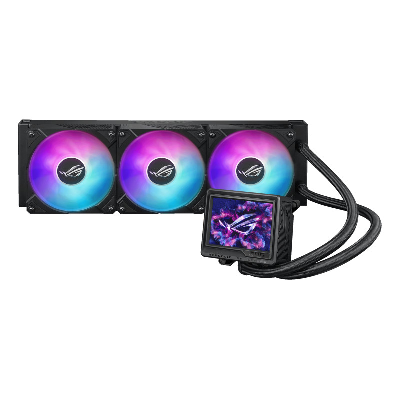 ASUS 90RC0131-M0EAY0 ROG Ryujin III 360 ARGB Extreme, Sistema de refrigeración líquida todo en uno, 12 cm, 2800 RPM, Negro