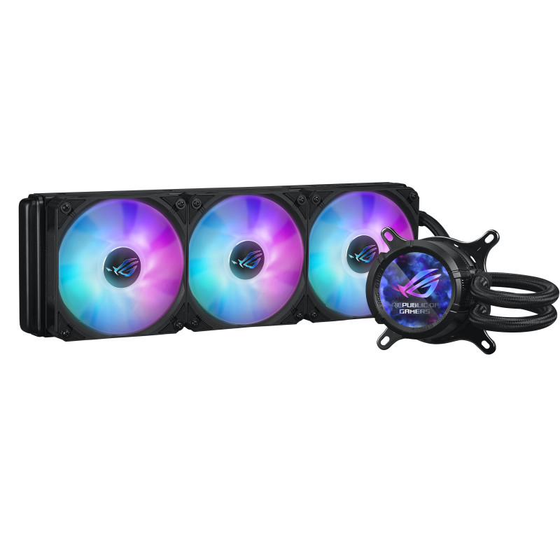 ASUS 90RC00W1-M0UAY0 ROG STRIX LC III 360 ARGB, Sistema de refrigeración líquida todo en uno, 12 cm, Negro