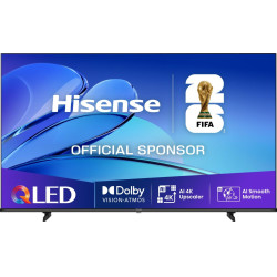 Hisense 20015945 50E77Q, 127 cm (50"), 3840 x 2160 Pixeles, QLED, Smart TV, Wifi, Negro