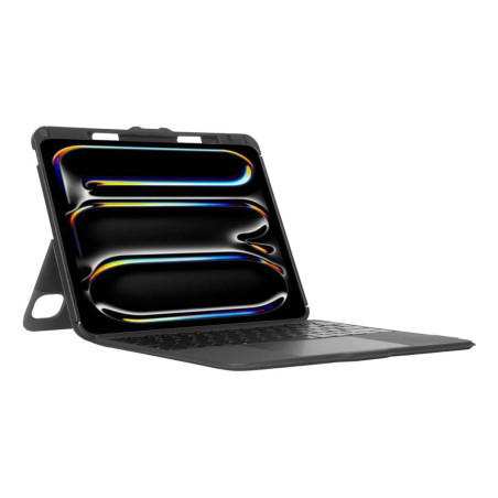 Targus THZ989ES VersaVu, Español, Trackpad, Apple, iPad Pro 13" (M4), Negro, Poliuretano termoplástico (TPU)