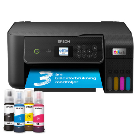 Epson C11CJ66422 EcoTank ET-2871, Inyección de tinta, Impresión a color, 5760 x 1440 DPI, Copia a color, A4, Negro