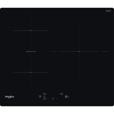 Whirlpool WB Q4860 NE WB Q4860 NE, Negro, Integrado, 59 cm, Con placa de inducción, Vidrio y cerámica, 3 zona(s)
