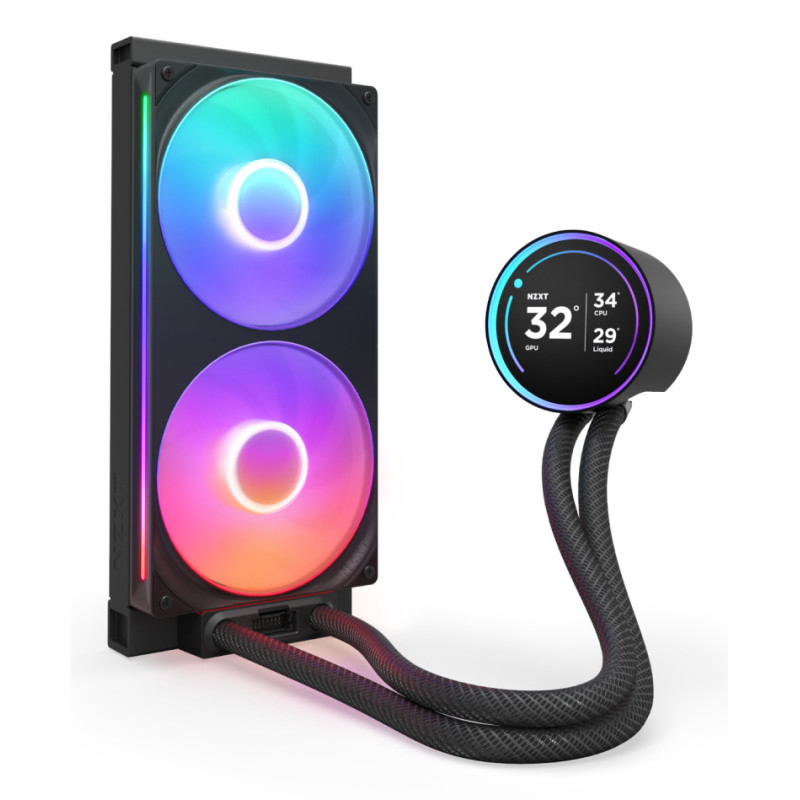 NZXT RL-KR28E-B2 Kraken Elite 280 RGB, Sistema de refrigeración líquida todo en uno, 14 cm, Negro