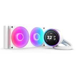 NZXT RL-KR24E-W2 Kraken Elite 240 RGB, Sistema de refrigeración líquida todo en uno, 12 cm, Blanco