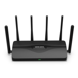 Mercusys MR47BE MR47BE, Wi-Fi 7 (802.11be), Tribanda (2.4 GHz / 5 GHz / 6 GHz), Ethernet, Negro, Router de sobremesa