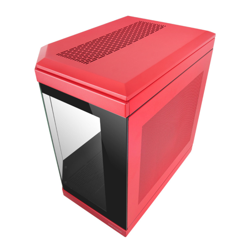 Mars Gaming MC3TR MC-3T, Caja Gaming Custom ATX, Triple Ventana Cristal Templado Continuo, Soporte Refrigeración Líquida