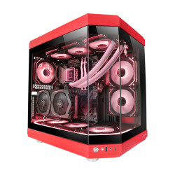 Mars Gaming MC3TR MC-3T, Caja Gaming Custom ATX, Triple Ventana Cristal Templado Continuo, Soporte Refrigeración Líquida 2